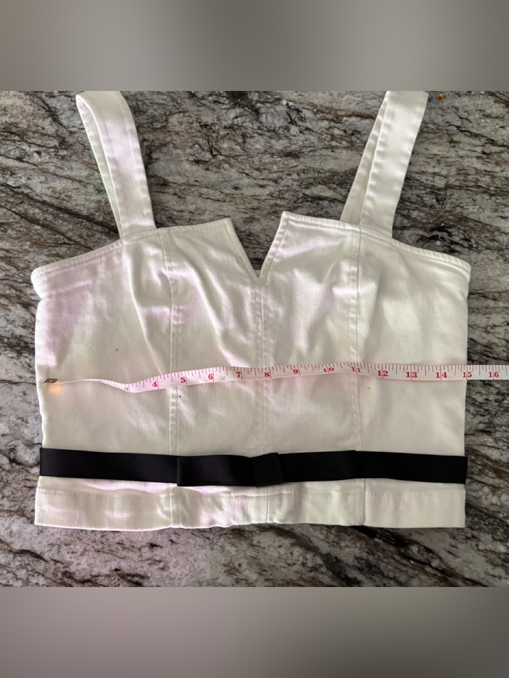 Anthropologie Maeve Structured Corset Top Size 8 Sold out Online - Picture 8 of 9